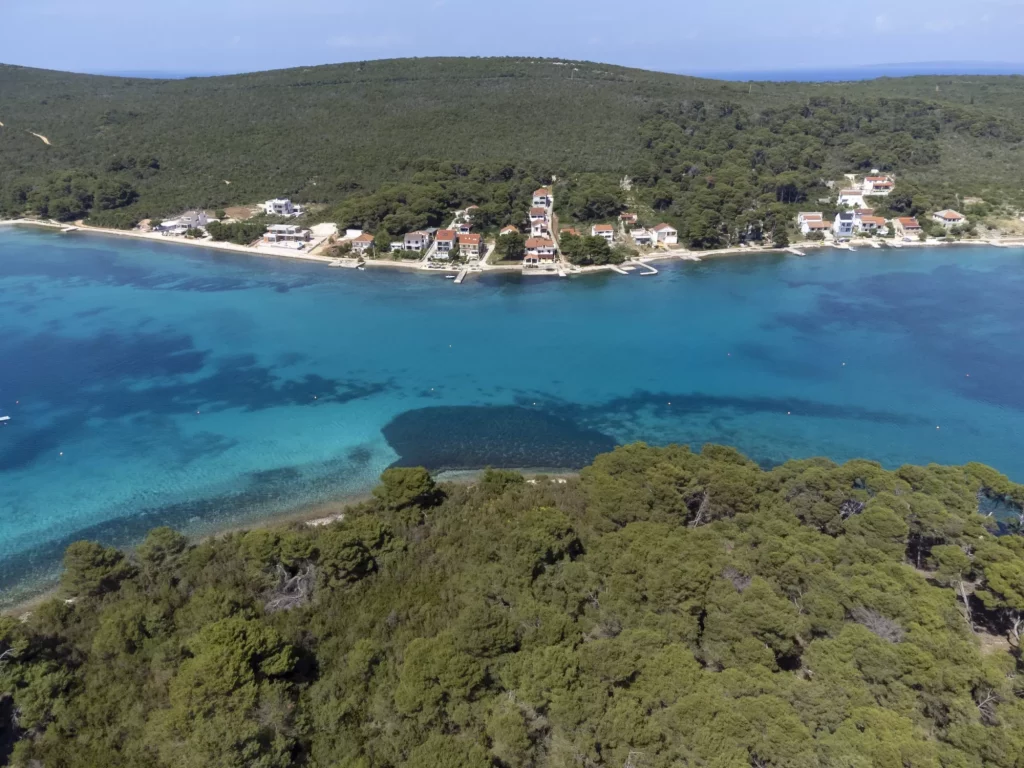 bay of Brgulje on island Molat in the adriatic sea, Croatia