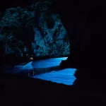 Blue cave Croatia photography from a boat