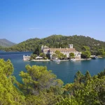 Croatia - The St.Mary benedictine monastery on the Mljet island.