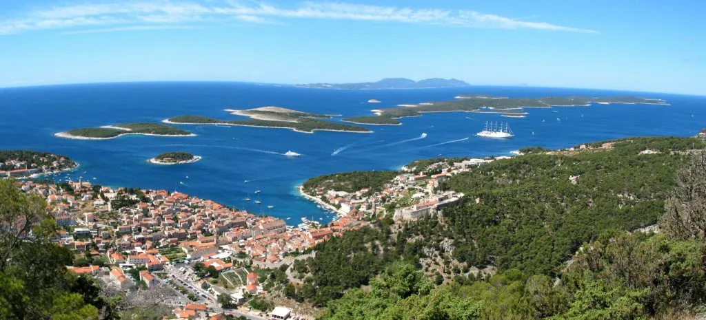 hvar und vorgelagerte inseln