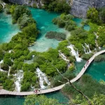 National Park "Plitvice Lakes" in Croatia.