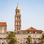 Palm trees in Split, Croatia