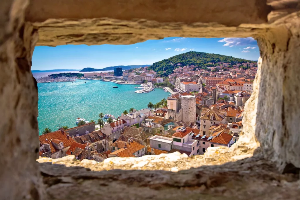 Witness the golden hue on Diocletian’s Palace