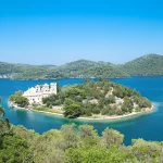 Kloster St. Marija auf der kleinen Insel im Nationalpark Mljet